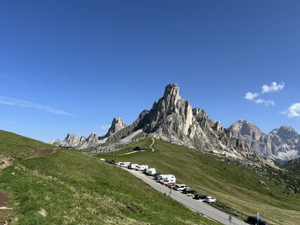 Foto von Gianfranco Idini entlang der Tour
