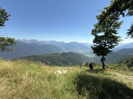 Foto de Vid Klemenčič a lo largo del recorrido
