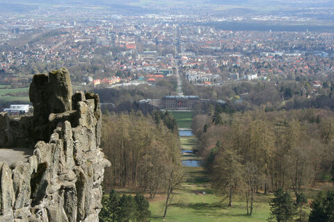 Schlossachse Herkules Blick auf Kassel