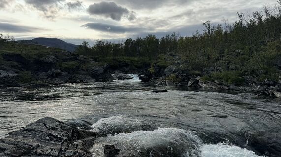 Fotografia z Justin Rider na trase