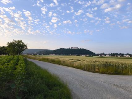 Zdjęcie z Margit Kleinferchner wzdłuż trasy