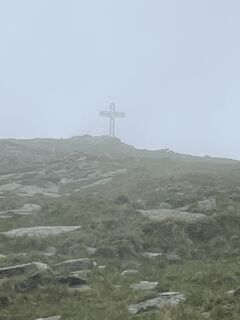 Zdjęcie z Andrea Jamer wzdłuż trasy