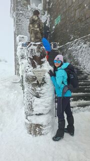 Fotografia z Sase Dinev na trase