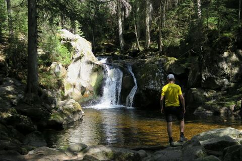 Wasserfall am Krai-Woog-Gumpen.