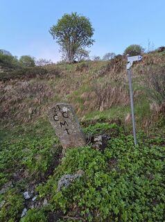 Photo de Roberto Gadoni le long du parcours