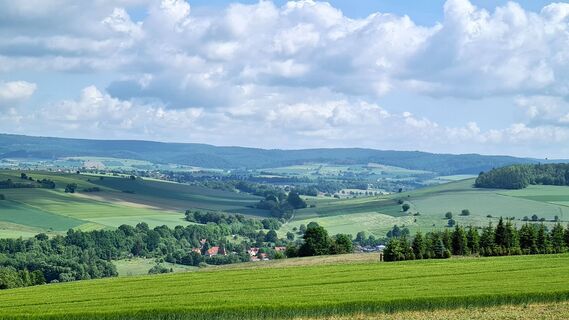 Wandern auf dem Heubergweg