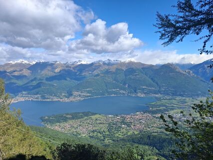 Foto de Marco Pezzuolo a lo largo del recorrido