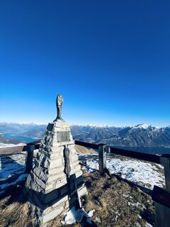 Photo de Luca Mazzo le long du parcours