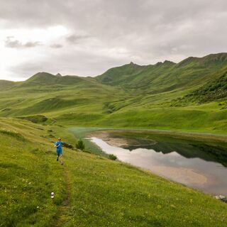 Trailrunning auf den Fideriser Heubergen mit dem Unter Clunersee