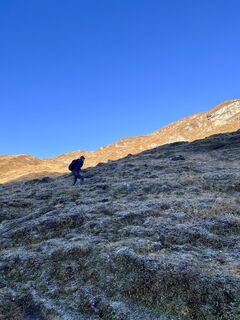 Photo de Lars Fluetsch le long du parcours