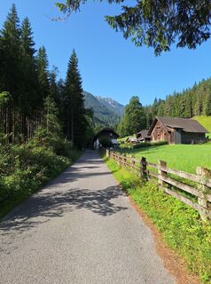 Foto von Dagmar Hofer entlang der Tour