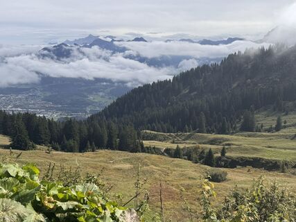 Photo de Manuela Zeh le long du parcours