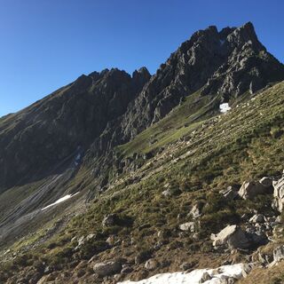 Oberstdorfer Hammerspitze aus der Ferne