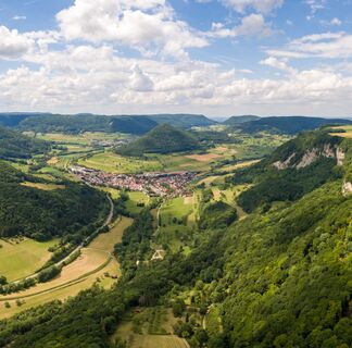 Blick auf die Hausener Wand