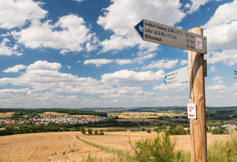 Aussicht vom Altenberg bei Lollar Richtung Norden