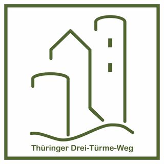 Wegemarke Thüringer Drei-Türme-Weg