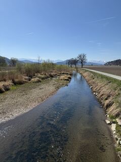 Foto von Andrea Gamnig entlang der Tour