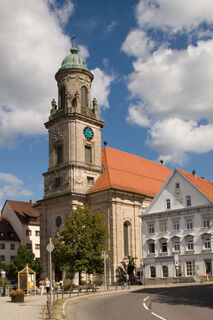 Außenansicht Stiftskirche St. Jakobus Hechingen