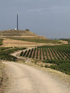 Photo de Walter Nardella le long du parcours