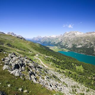 Aussicht auf den Silvaplanersee