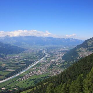 Blick auf das Rheintal