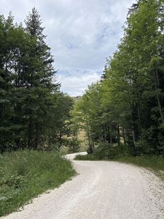 Foto von Heinz Sperl entlang der Tour