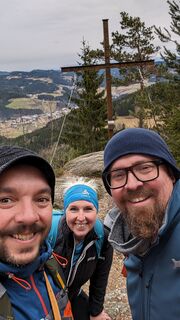 Fotografia z Klaus Lehner na trase