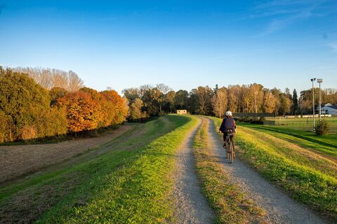 Wanderweg bei Ivrea