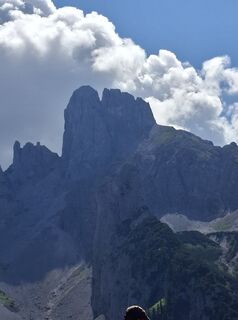 Zdjęcie z Silvia Hansmann wzdłuż trasy