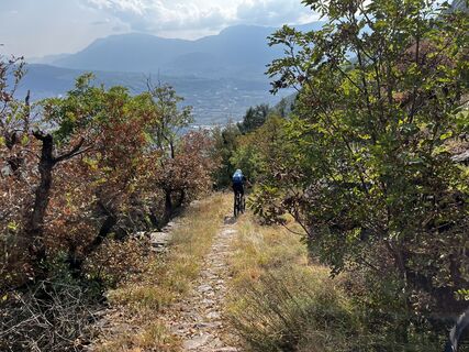 Photo de Stefano “Iddo” le long du parcours