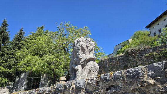 Photo de Monika Rohrer le long du parcours
