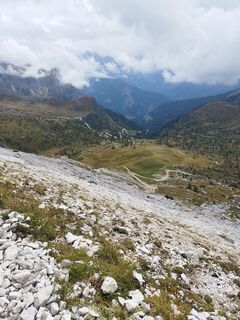 Foto von Anne-Lise Garnier entlang der Tour