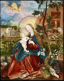 Gemälde der Stuppacher Madonna von Mathhias Grünewald
