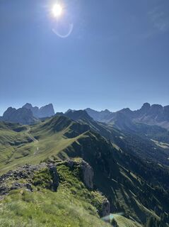 Foto von Luciano Sandri entlang der Tour
