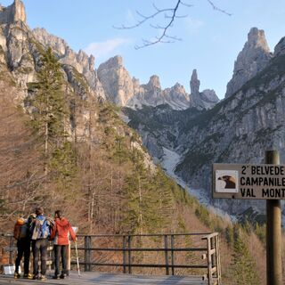 Berge vom Zweiten Belvedere - Archiv Rifugio Pordenone