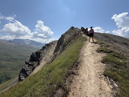 Foto von Martijn Lacroix entlang der Tour