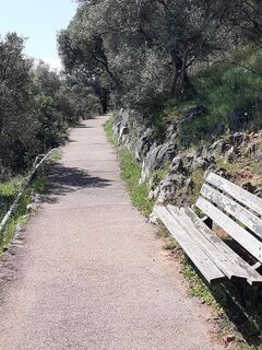 Weg auf der Wanderung zum Mont Boron
