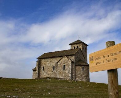 Blick auf La Capelette de Saint-Ferréol