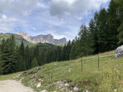 Foto von Marilena Locatelli entlang der Tour