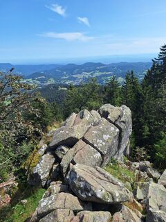 Photo de Katharina le long du parcours