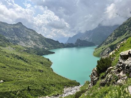 Foto von Natale Maffioletti entlang der Tour
