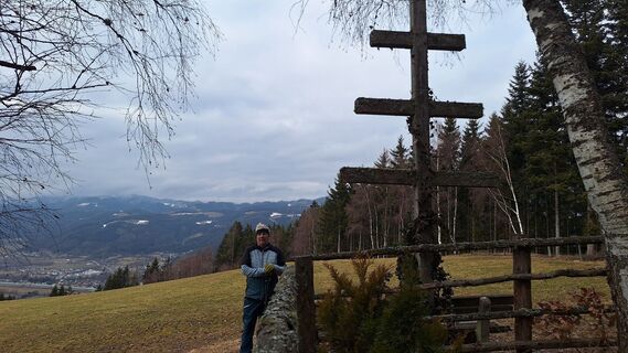 Foto von Susi Puhl entlang der Tour