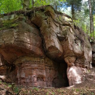 Schäfer-Gretels-Felsen am Röderkopf bei Münchweiler an der Rodalb