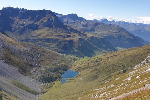 Blick auf Partnunsee