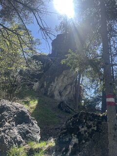 Foto von Karl Graupp entlang der Tour