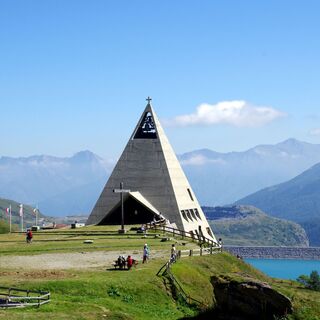 Das Museum der Pyramide von Mont-Cenis
