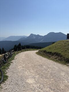 Foto von Heinz Sperl entlang der Tour