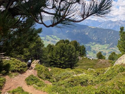 Foto von Benjamin Bergmann entlang der Tour
