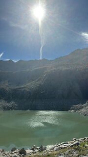 Photo de Agnese Martinelli le long du parcours