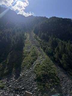 Foto de Massimiliano Cavallin a lo largo del recorrido